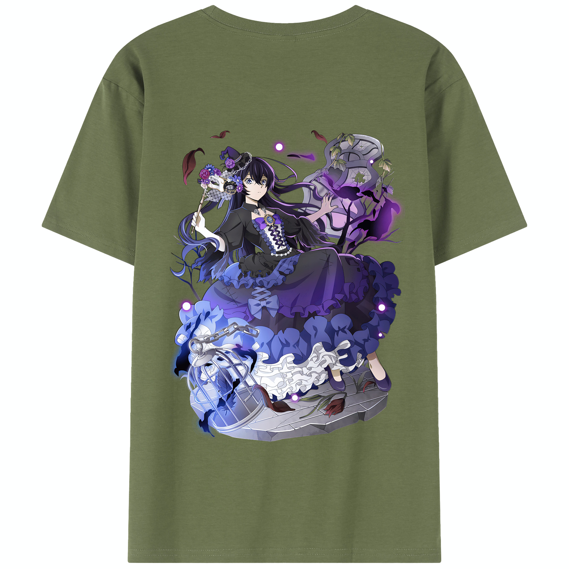 （画像用） 文豪ストレイドッグス Bungo Stray Dogs 綿100％半袖Tシャツ（背面プリント）